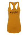 Auntie On Duty Spring &amp; Summer Collection Antique Gold Razor Back Tank