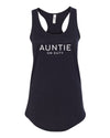 Auntie On Duty Spring &amp; Summer Collection Black Razor Back Tank