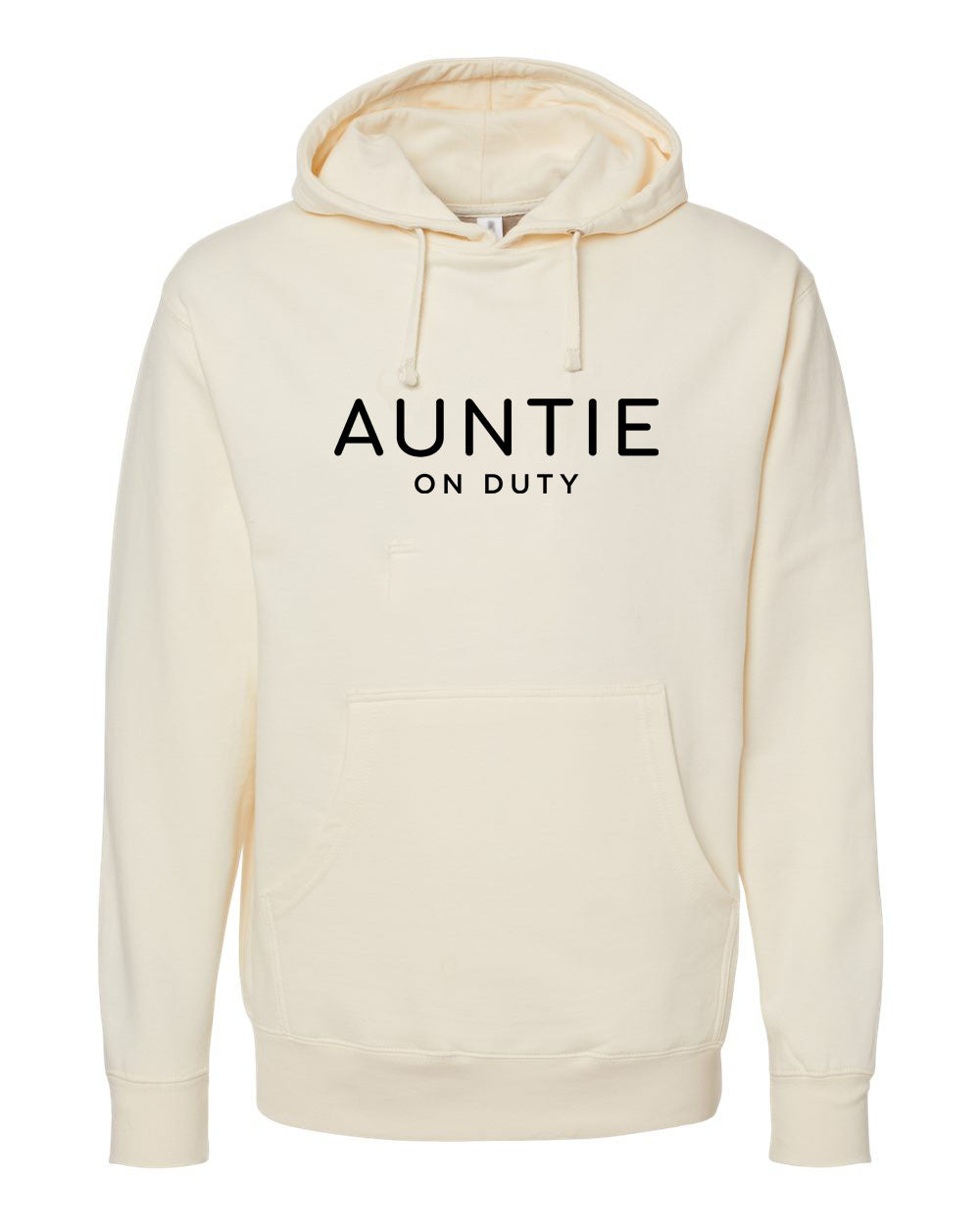 Auntie On Duty Barley Nude Collection Bone Hoodie