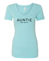 Auntie On Duty Cancun V Neck T-Shirt