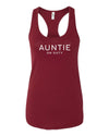 Auntie On Duty Cardinal Razor Back Tank