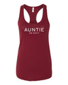 Auntie On Duty Spring &amp; Summer Collection Cardinal Razor Back Tank