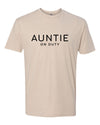 Auntie On Duty Cream T-Shirt