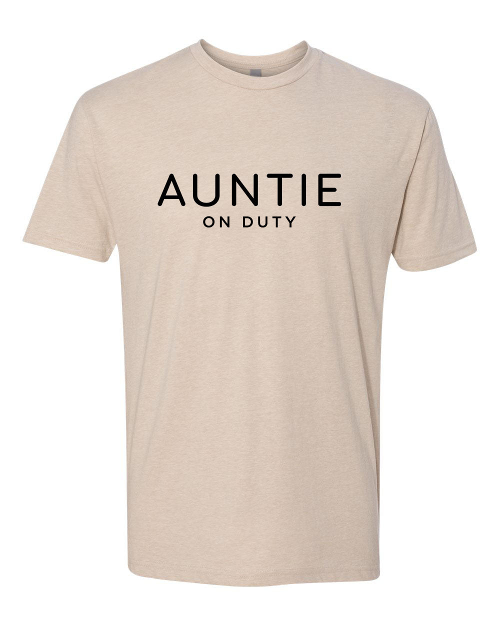 Auntie On Duty Black T-Shirt