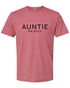Auntie On Duty Heather Mauve T-Shirt