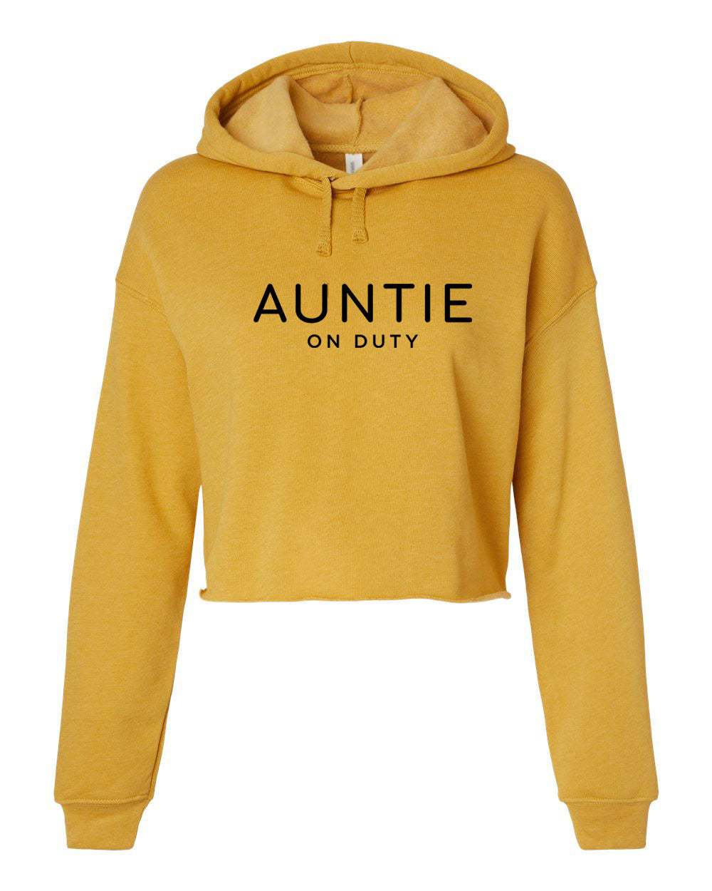 Auntie On Duty Spring & Summer Collection Pink Crop Hoodie