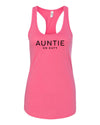 Auntie On Duty Spring &amp; Summer Collection Hot Pink Razor Back Tank