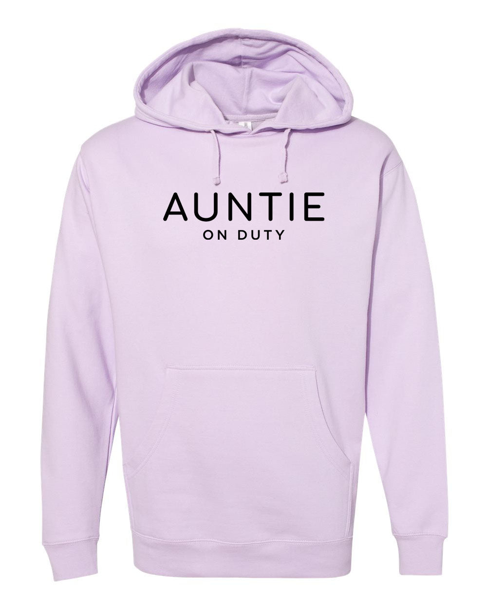 Auntie On Duty Soft Collection Life Lavender Hoodie