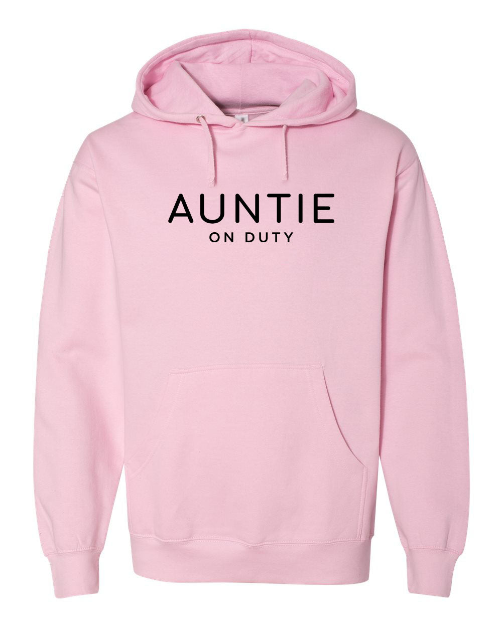 Auntie On Duty Spring & Summer Collection Light Pink Hoodie