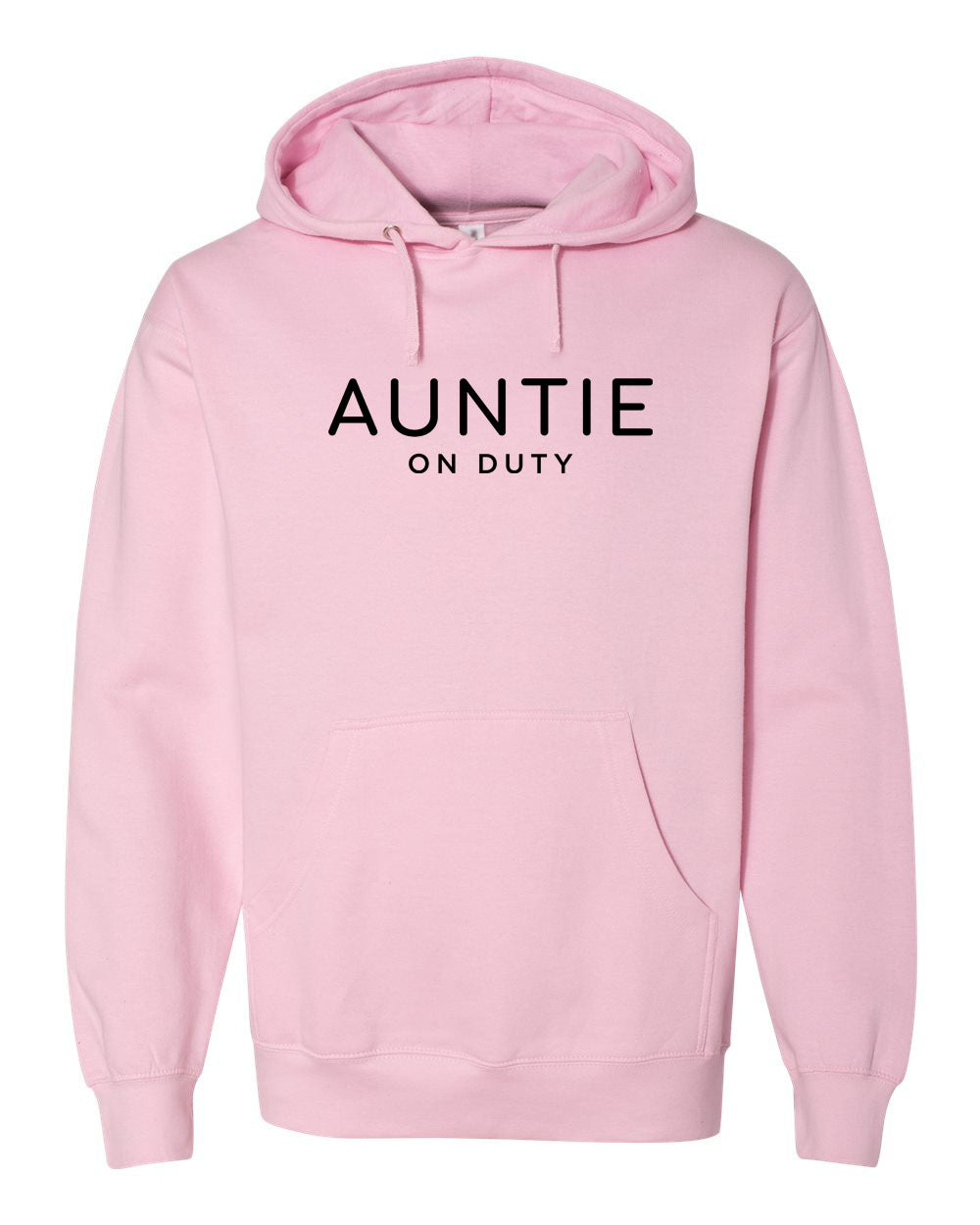 Auntie On Duty Soft Collection Life Light Pink Hoodie