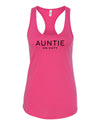 Auntie On Duty Spring &amp; Summer Collection Raspberry Razor Back Tank