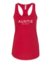 Auntie On Duty Spring &amp; Summer Collection Red Razor Back Tank