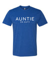 Auntie On Duty Royal T-Shirt