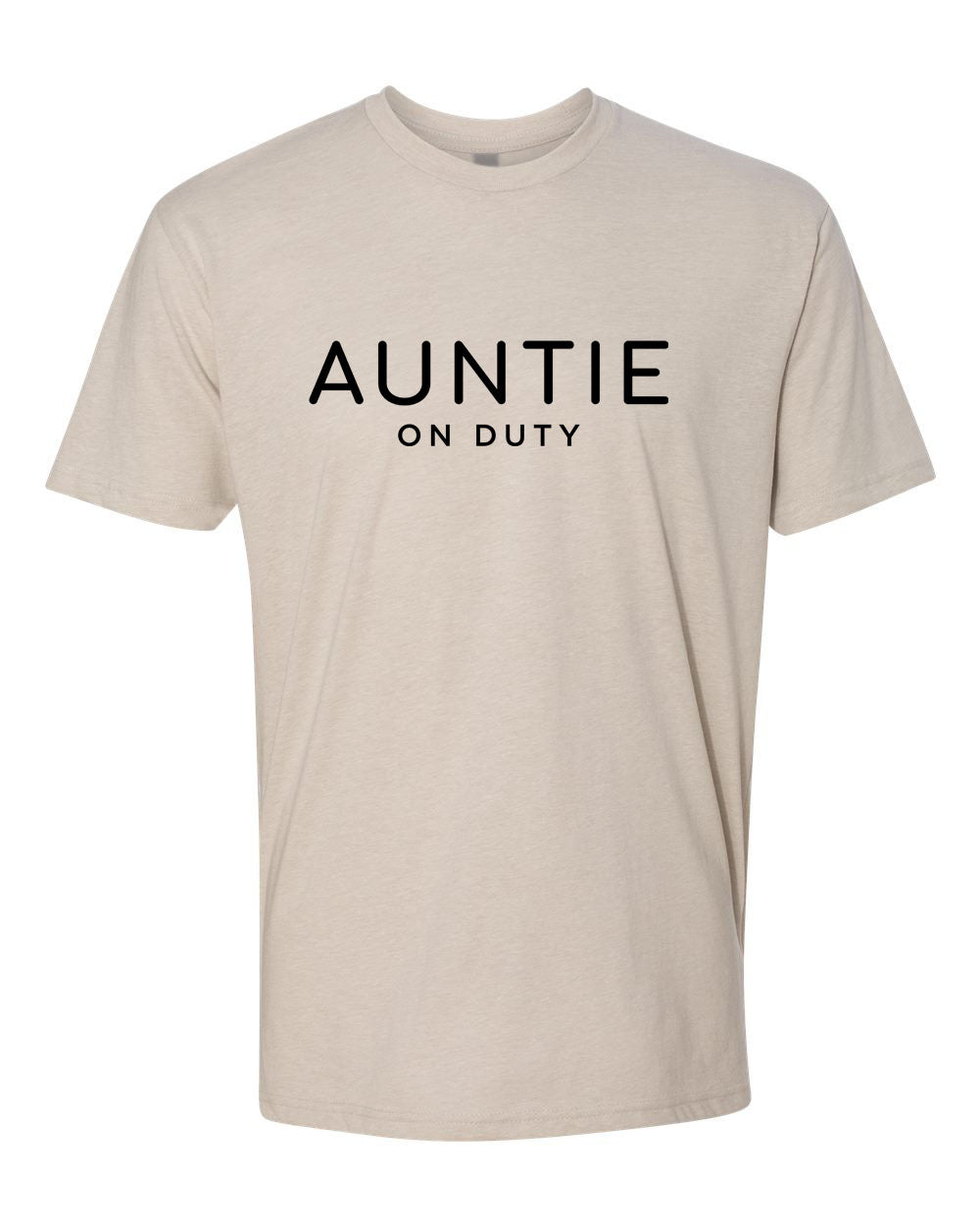 Auntie On Duty Spring & Summer Collection Sand T-Shirt