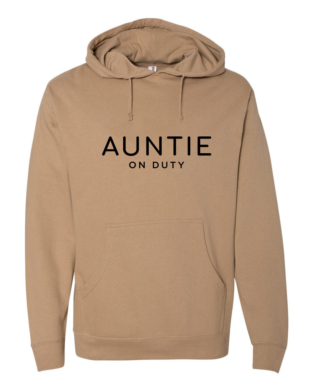 Auntie On Duty Barley Nude Collection Bone Hoodie