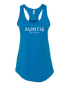 Auntie On Duty Spring &amp; Summer Collection Turquoise Razor Back Tank