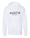 Auntie On Duty White Hoodie