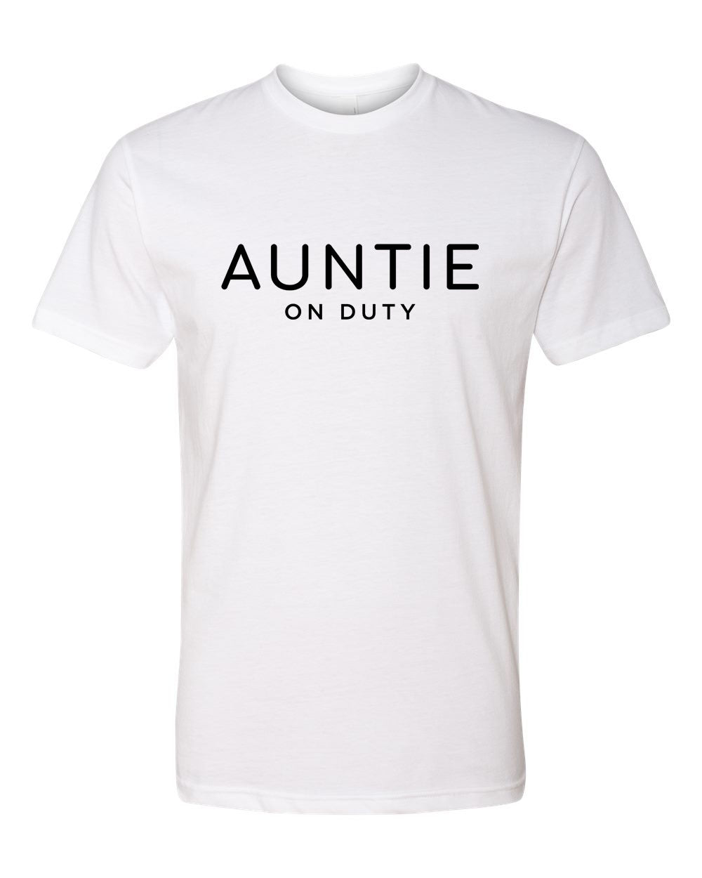 Auntie On Duty Soft Life Collection Cream T-Shirt