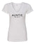 Auntie On Duty Barley Nude Collection Desert Pink V Neck T-Shirt