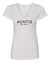 Auntie On Duty Soft Life Collection Desert Pink V Neck T-Shirt